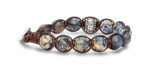 Tamashii® | Bracciale Ruota della Preghiera Blue Ocean Stone (8mm) | BHS1100-269
