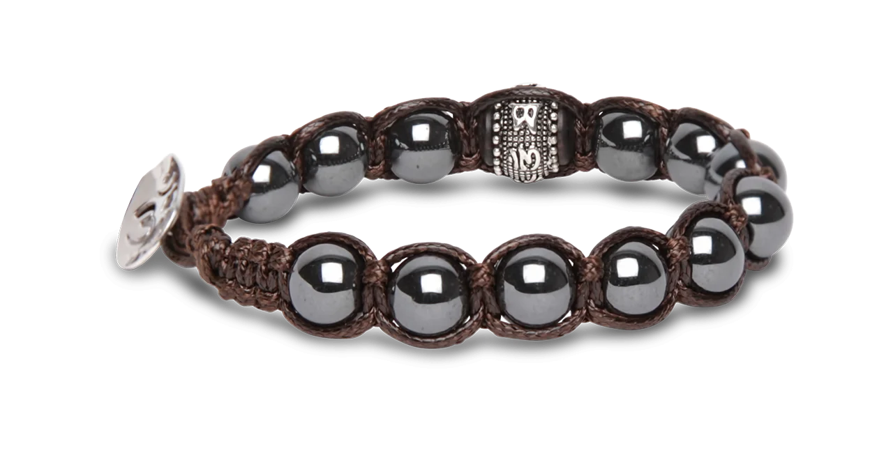 Tamashii® | Bracciale Ruota della Preghiera Ematite (8mm) | BHS1100-22