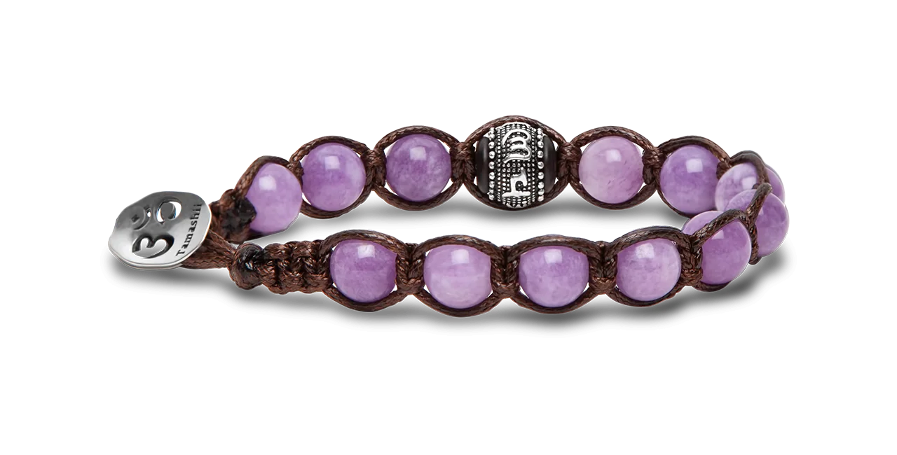Tamashii® | Bracciale Ruota della Preghiera Giada Lavanda (8mm) | BHS1100-201