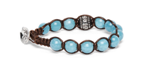 Tamashii® | Bracciale Ruota della Preghiera Giada Sky Blue (8mm) | BHS1100-196