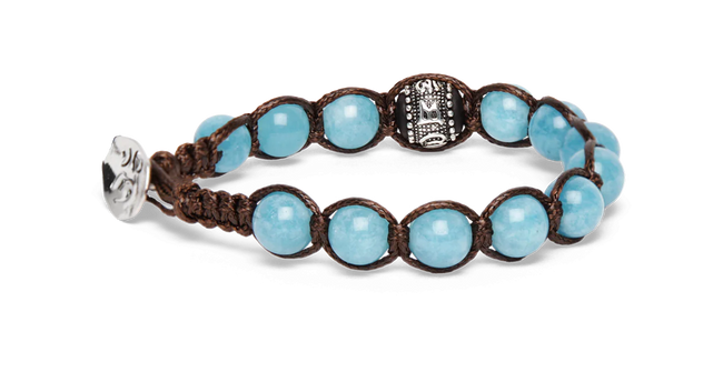 Tamashii® | Bracciale Ruota della Preghiera Giada Sky Blue (8mm) | BHS1100-196