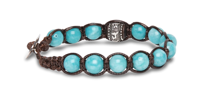 Tamashii® | Bracciale Ruota della Preghiera Giada Verde Acqua (8mm) | BHS1100-200