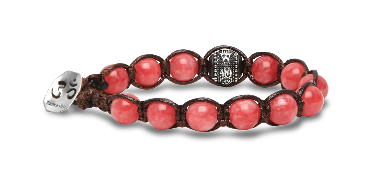 Tamashii® | Bracciale Ruota della Preghiera Giada Watermelon (8mm) | BHS1100-198