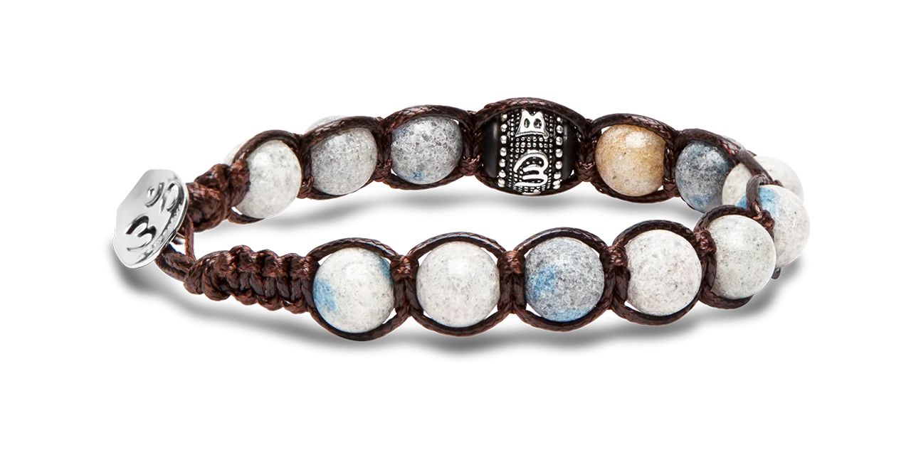Tamashii® | Bracciale Ruota della Preghiera Pietra del K2 (8mm) | BHS1100-249
