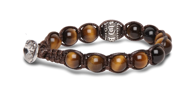 Tamashii® | Bracciale Ruota della Preghiera Occhio di Tigre (8mm) | BHS1100-214