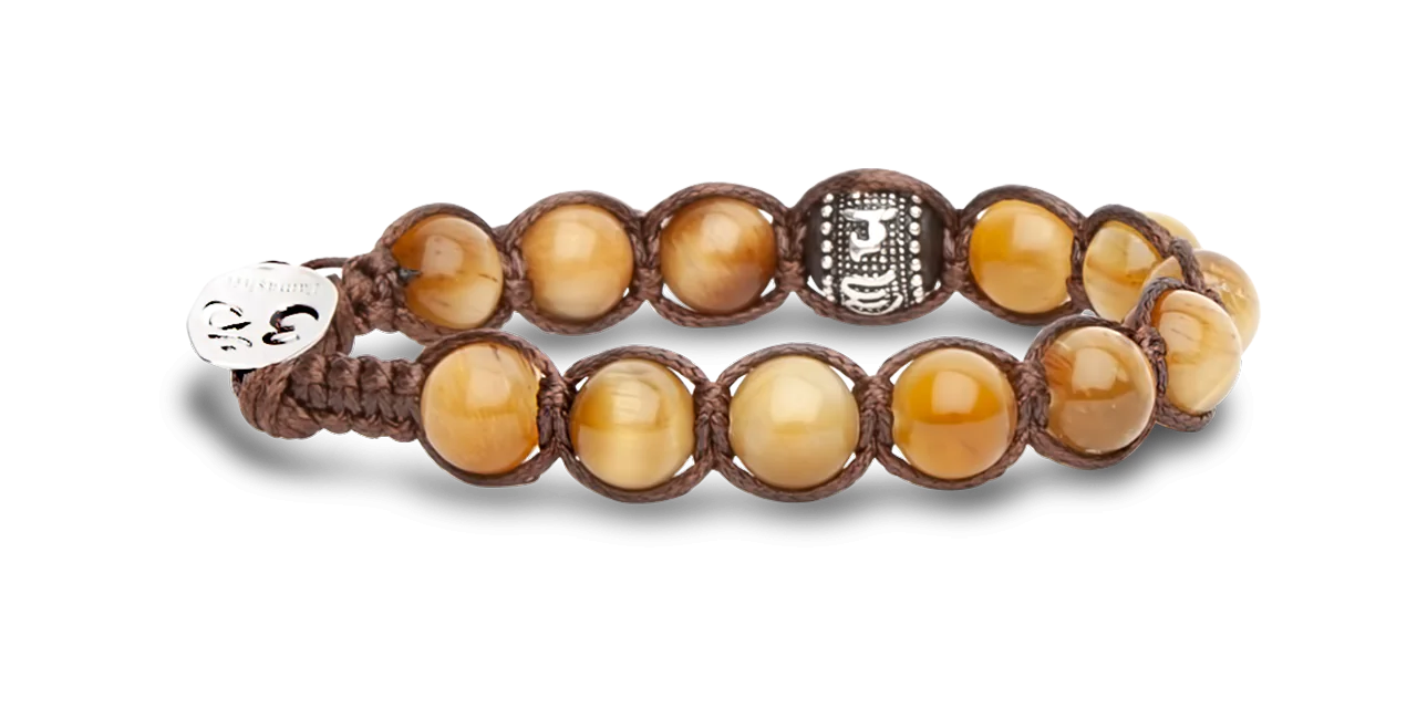 Tamashii® | Bracciale Ruota della Preghiera Occhio di Tigre (8mm) | BHS1100-80