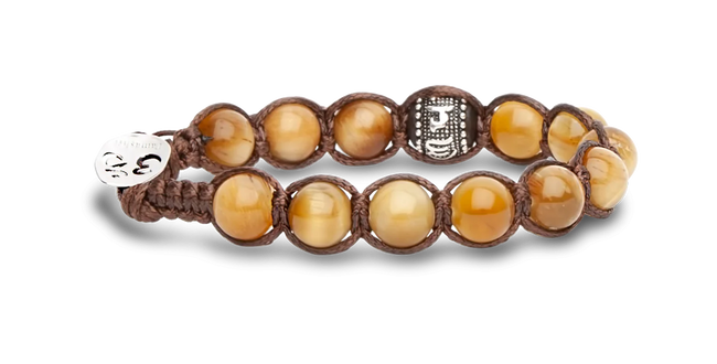 Tamashii® | Bracciale Ruota della Preghiera Occhio di Tigre (8mm) | BHS1100-80