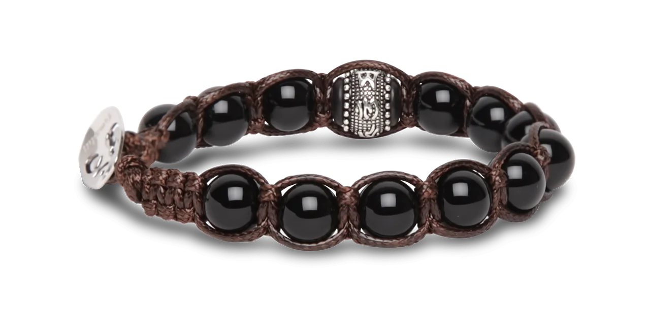Tamashii® | Bracciale Ruota della Preghiera Onice (8mm) | BHS1100-01