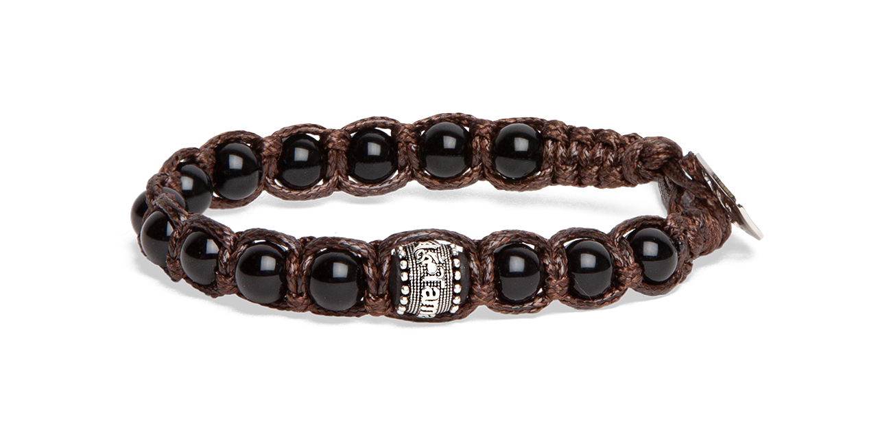 Tamashii® | Bracciale Ruota della Preghiera (6 mm) Onice | BHS1106-01