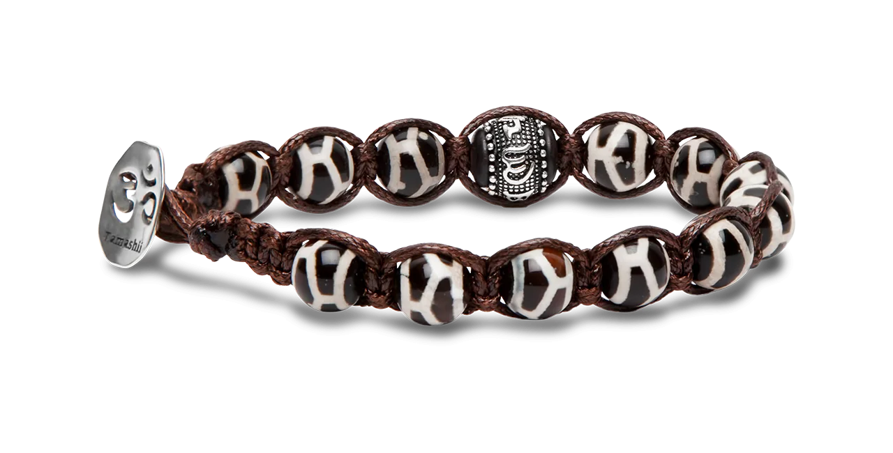 Tamashii® | Bracciale Ruota della Preghiera Pietra Gzi (8mm) | BHS1100-315