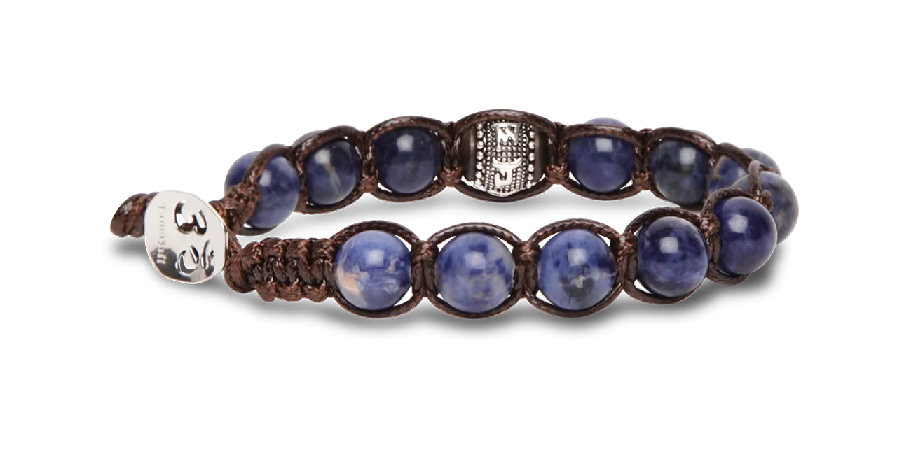 Tamashii® | Bracciale Ruota della Preghiera Sodalite (8mm) | BHS1100-51