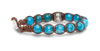 Tamashii® | Bracciale Ruota della Preghiera Stone Collar Blu (8mm) | BHS1100-204