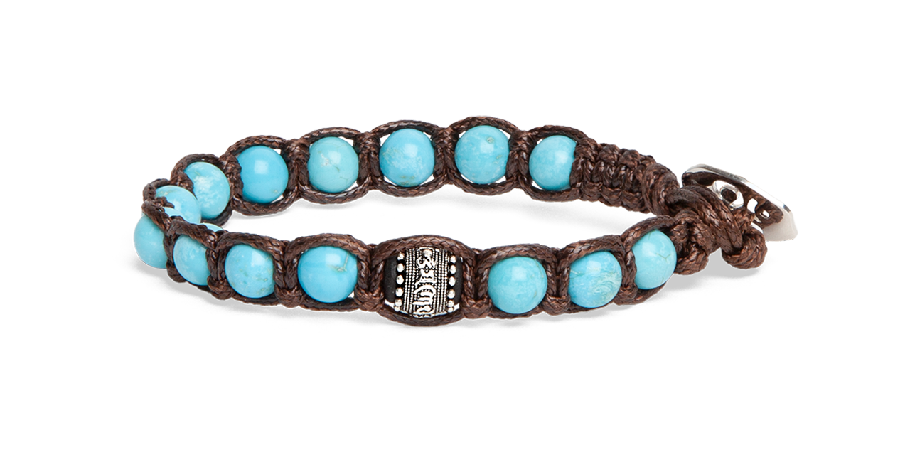 Tamashii® | Bracciale Ruota della Preghiera (6 mm) Turchese | BHS1106-07