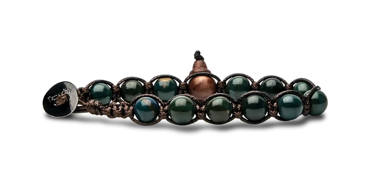 Tamashii® | Bracciale Classico (8mm) Stone Collar Verde | BHS900-218