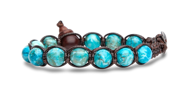 Tamashii® | Bracciale Classico (8mm) Turchese Sudafricano | BHS900-306