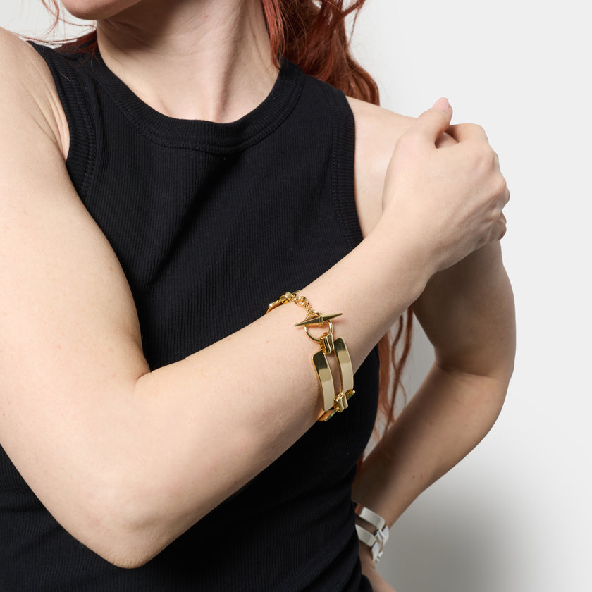 UNOAERRE | Bracciale Dinamica dorato | 2647