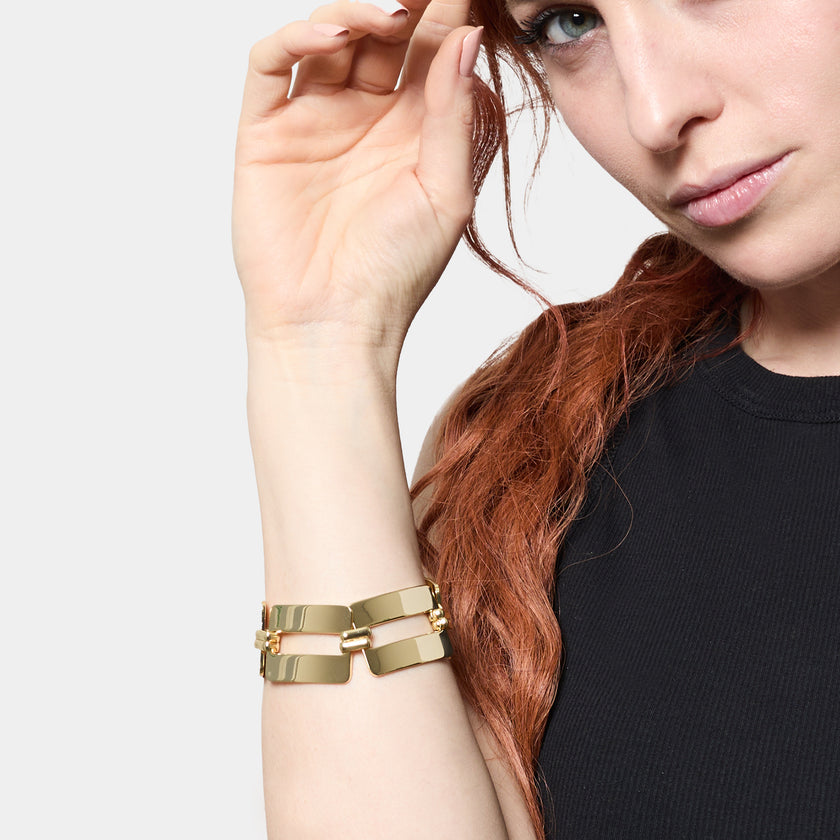 UNOAERRE | Bracciale Dinamica dorato | 2647