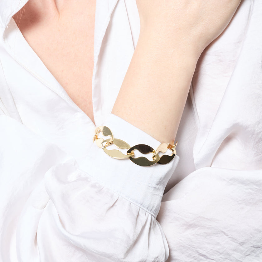 UNOAERRE | Bracciale maglia marina dorato | 2649