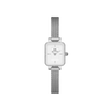 DANIEL WELLINGTON | QUADRO MINI LUMINE BEZEL SILVER Silver 15.4x18.2mm | DW00100732