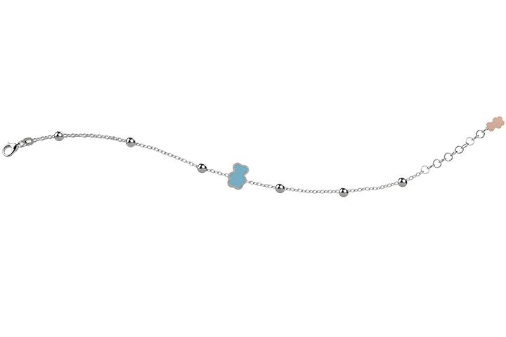 NANAN Bracciale con Orso Turchese NAN0228