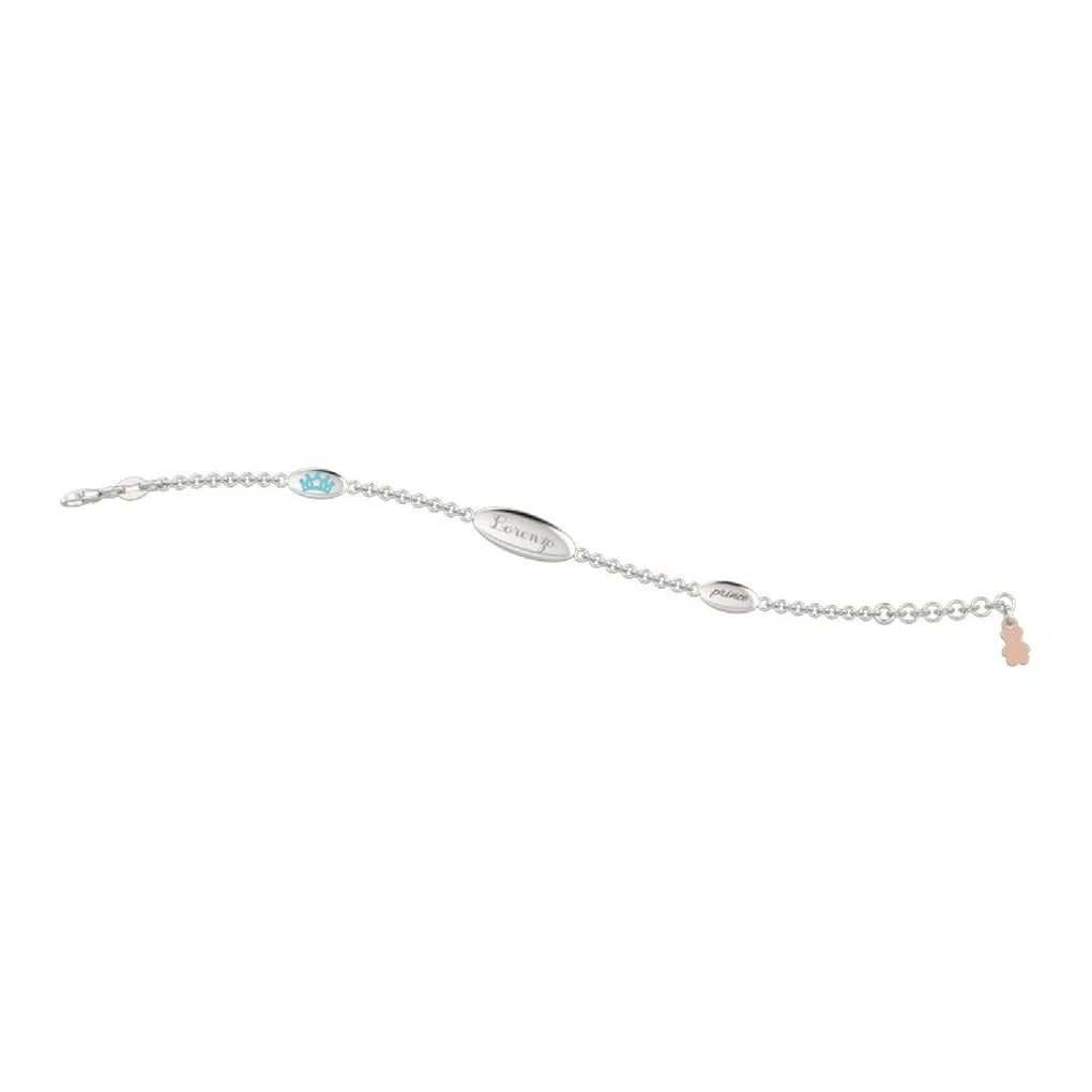 NANAN | Bracciale Con Targhetta BimBo Arg 925 | NAN0067