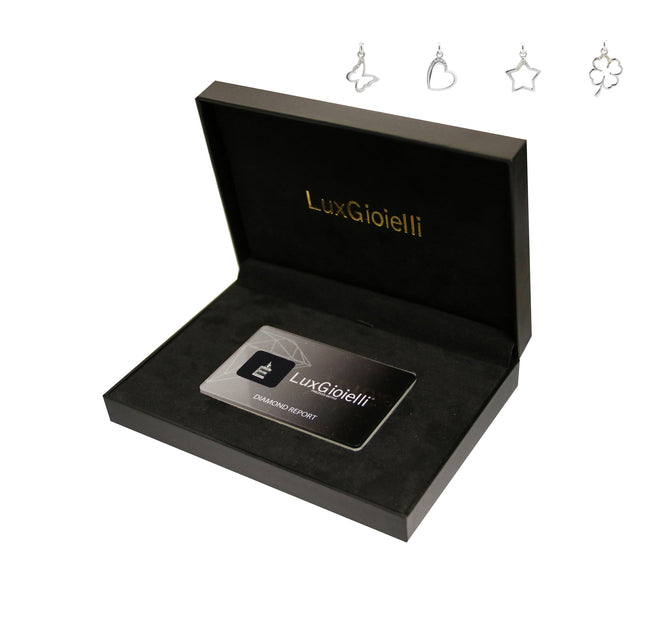 LuxGioielli | Ciondolo in oro bianco e diamanti | BICI30DB