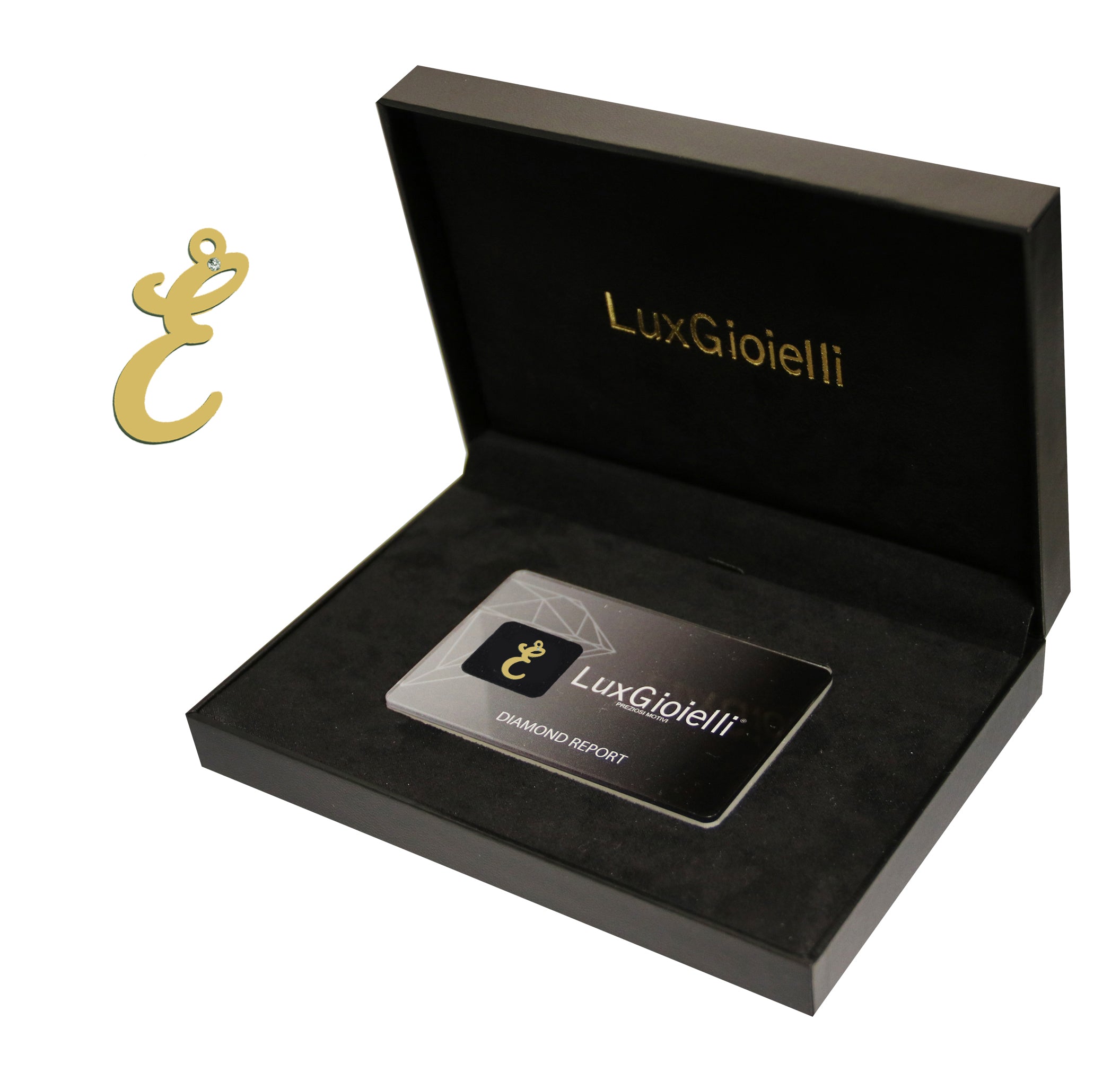 LuxGioielli | Ciondolo in oro giallo e diamante | BCI85DG