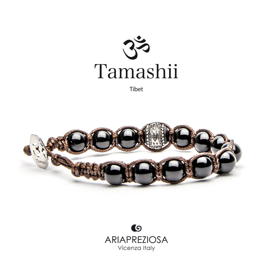 TAMASHII Bracciale Ruota della Preghiera Onice BHS1100-01 (6221662617772)