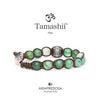 TAMASHII | Ruota della Preghiera Agata Verde striata | BHS1100-140