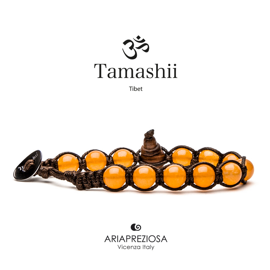 TAMASHII Bracciale Giada Arancione BHS900-207 (6088847491244)
