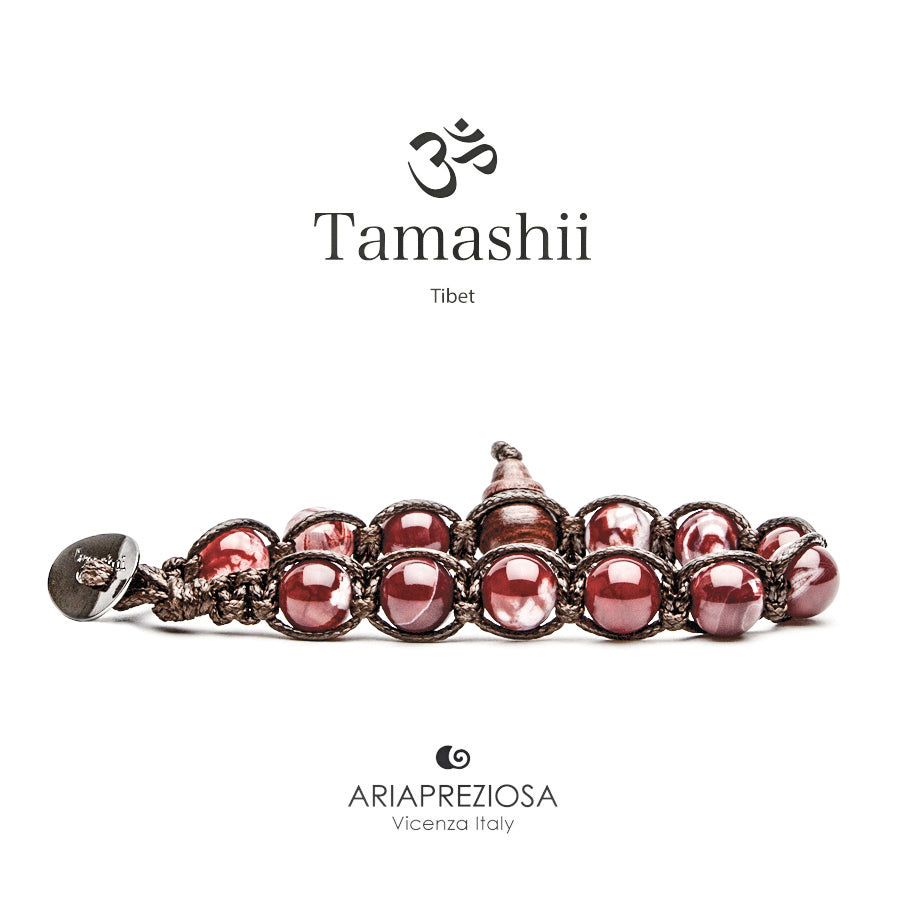 TAMASHII Bracciale Agata Rosso Scuro BHS900-213 (6130157584556)