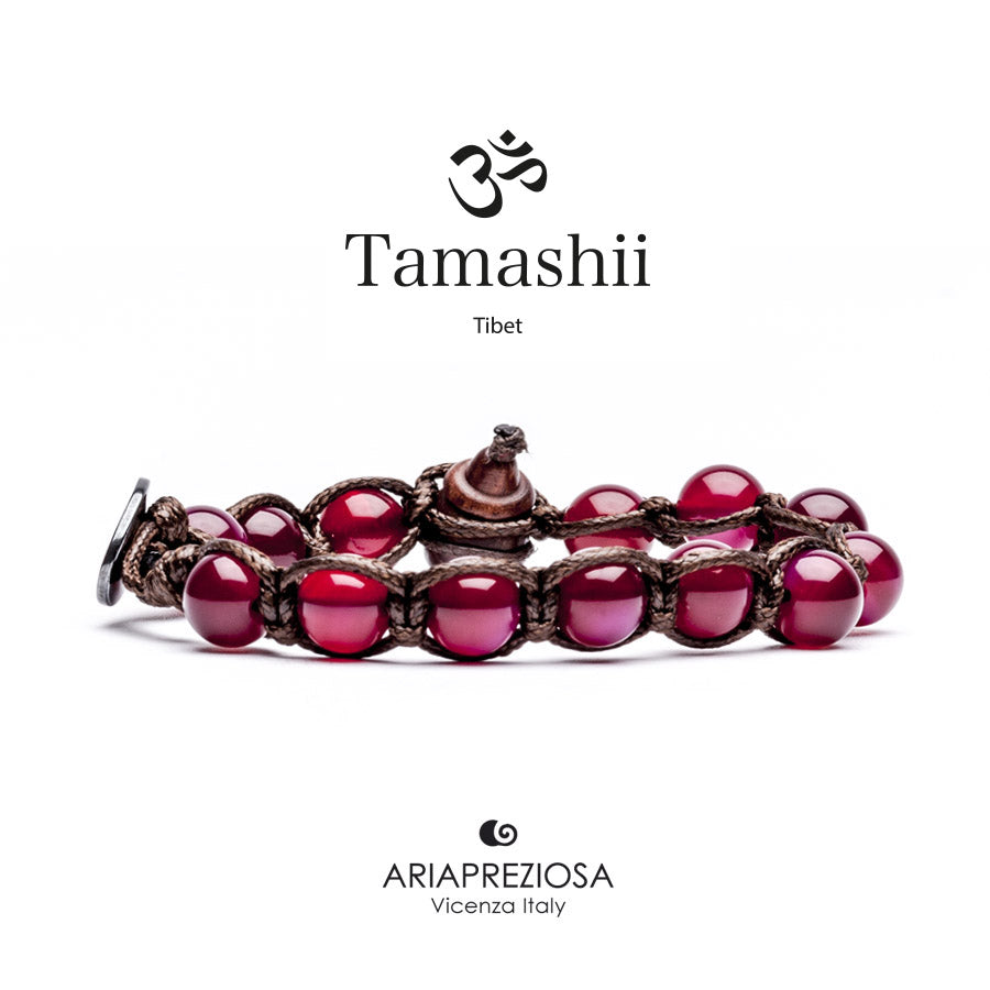 TAMASHII Bracciale Agata Rossa BHS900-34 (6130616336556)