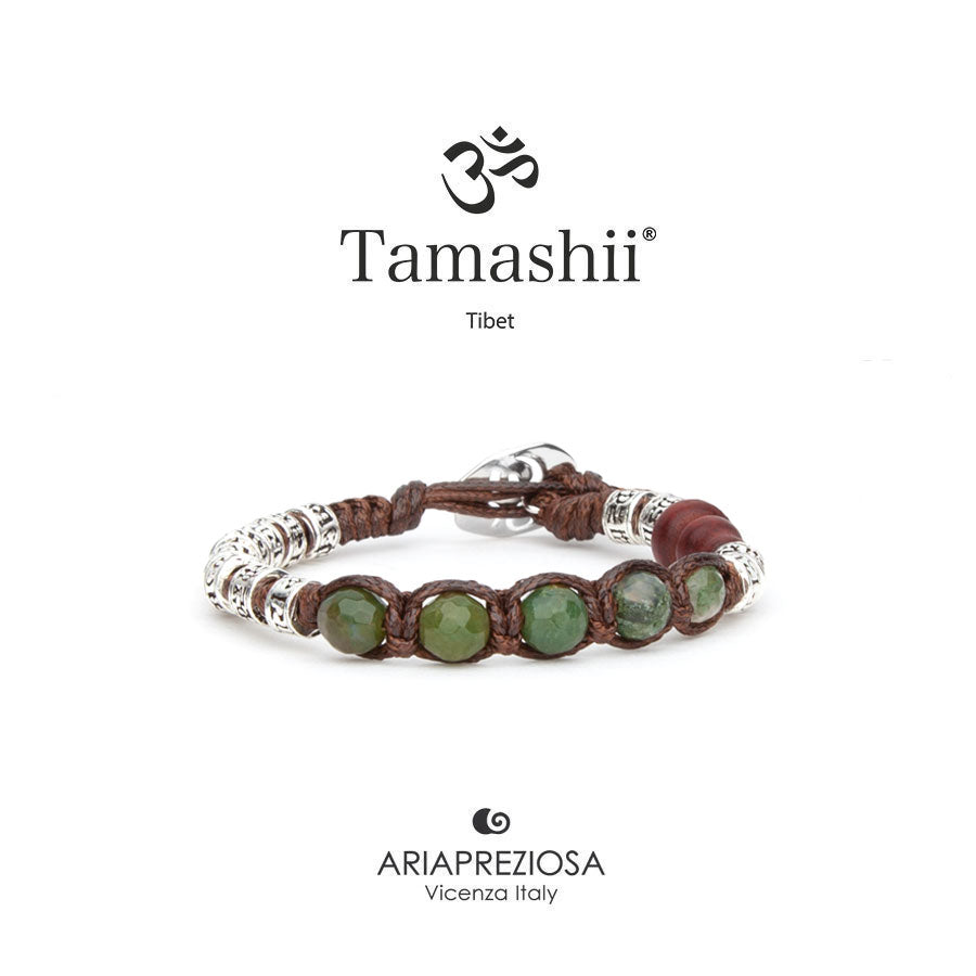 TAMASHII | Ruota Preghiera Multifaceted Agata muschiata | BHS924-S4-17