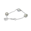 SALVINI | Bracciale Oro Bianco con Perle e Diamanti 20017129 (6219038884012)
