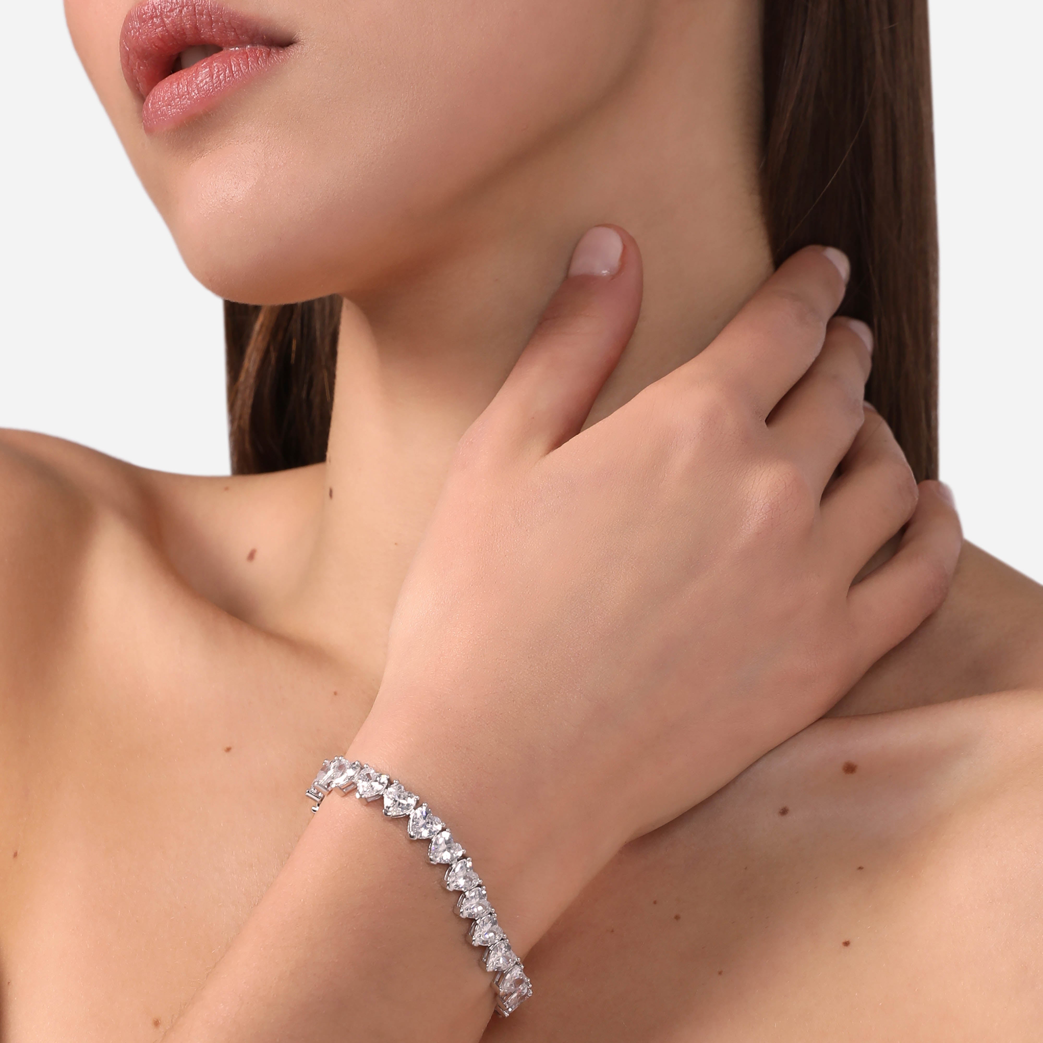 CHIARA FERRAGNI | Crystal Vertical Infinity Love Bracelet | J19AUV49