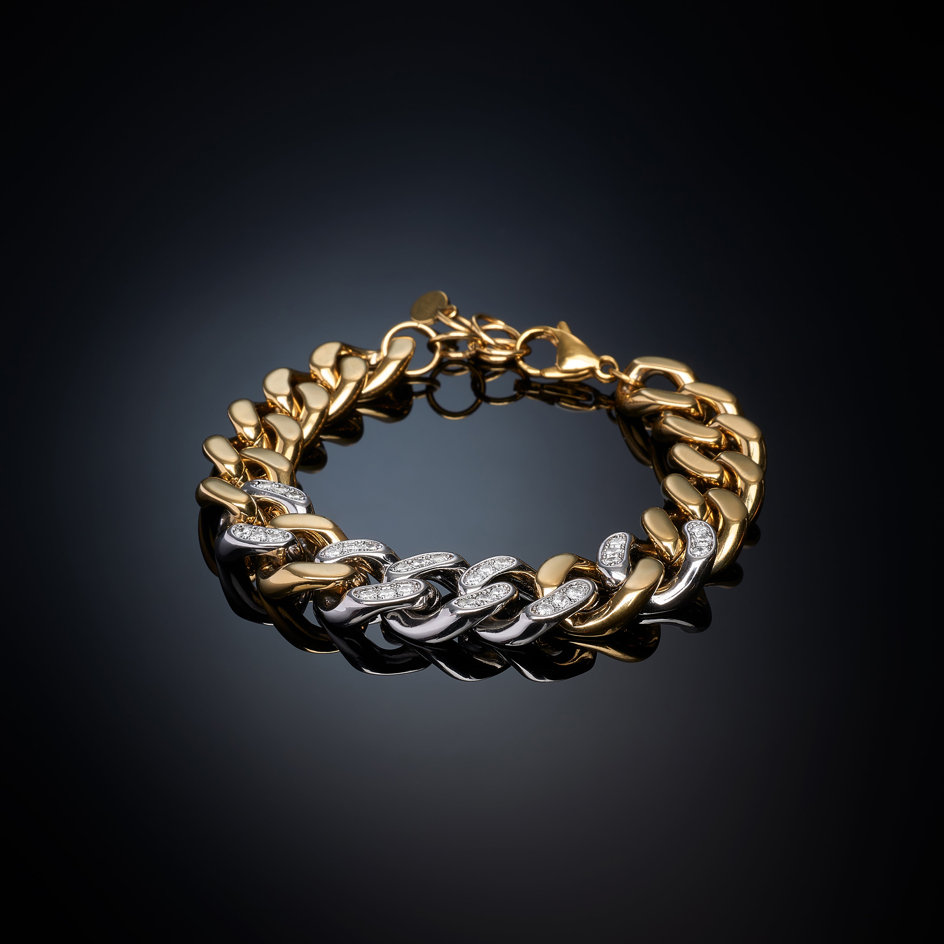 CHIARA FERRAGNI | Crystal Bossy Chain Bracelet | J19AUW04