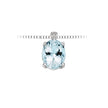 DONNAORO | Girocollo Acquamarina oro e Diamanti | LPA10145.001