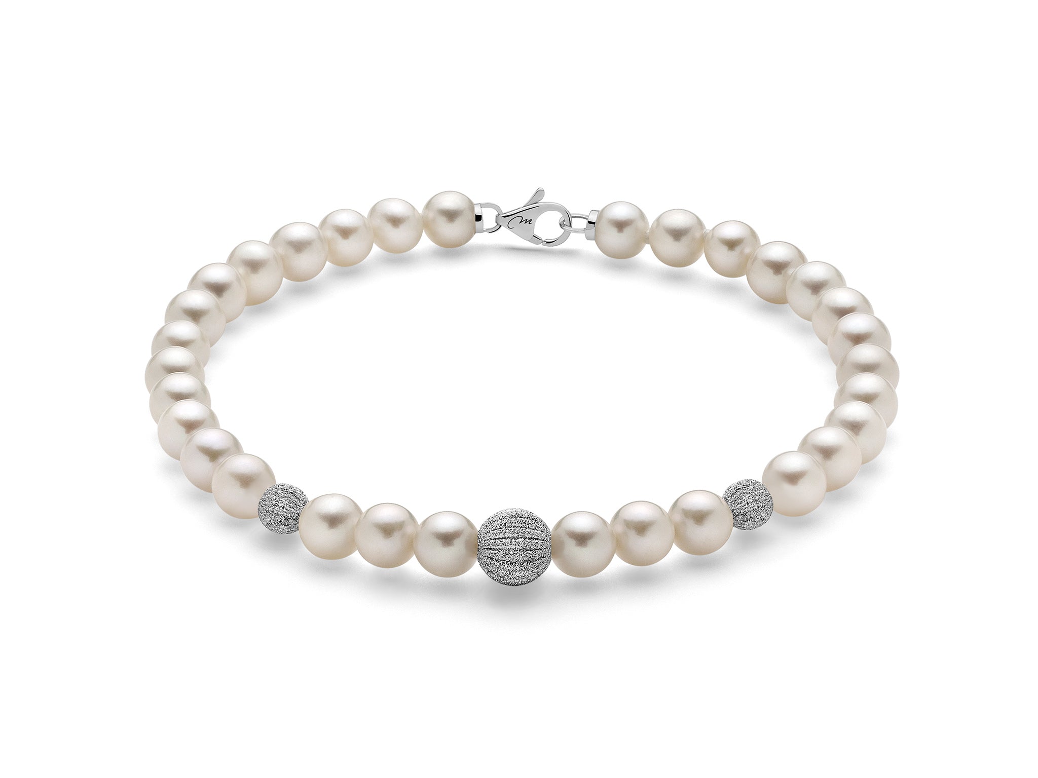 MILUNA | Bracciale Perle Boule e Fantasia | PBR2536V