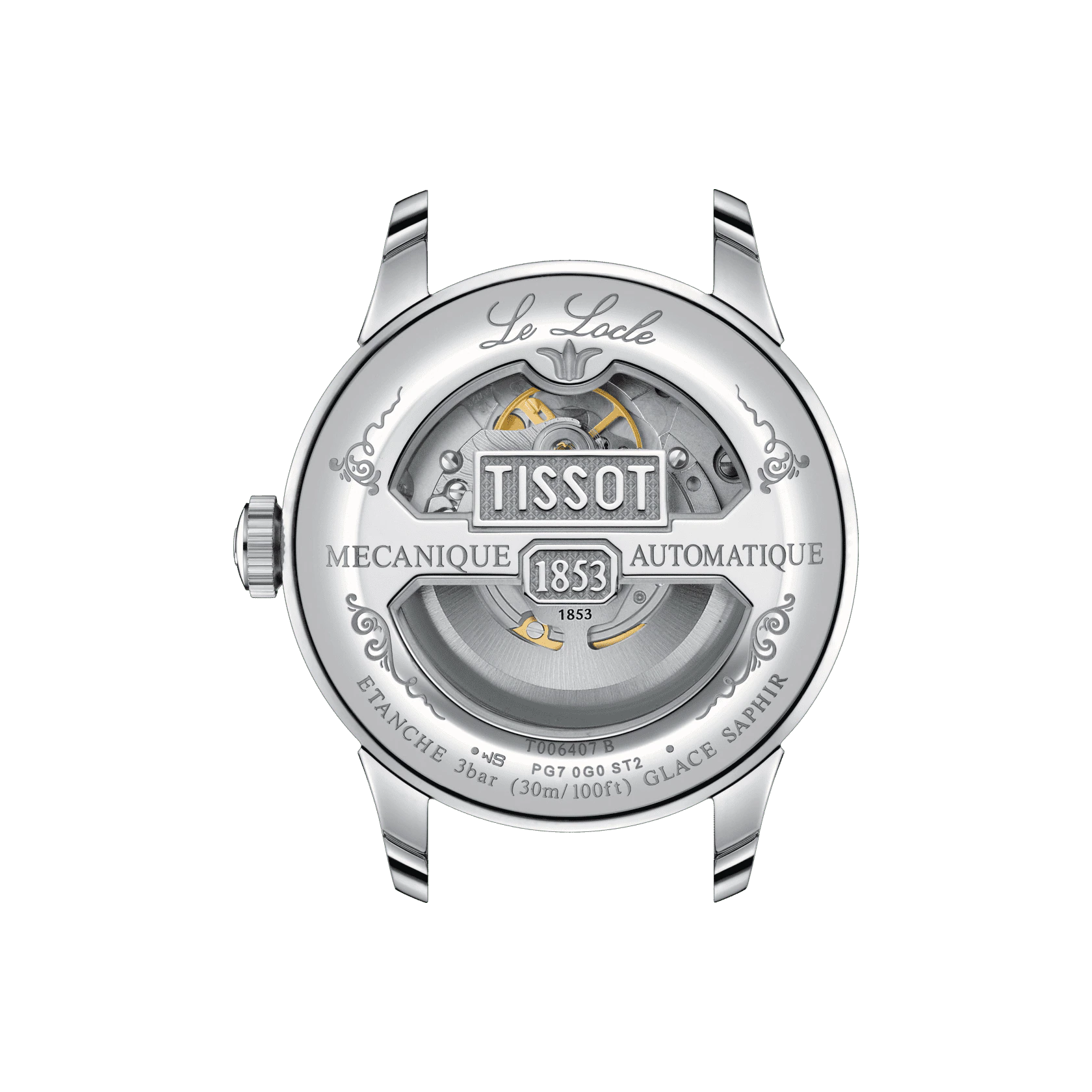 TISSOT | LE LOCLE POWERMATIC 80 OPEN HEART | T0064071103302