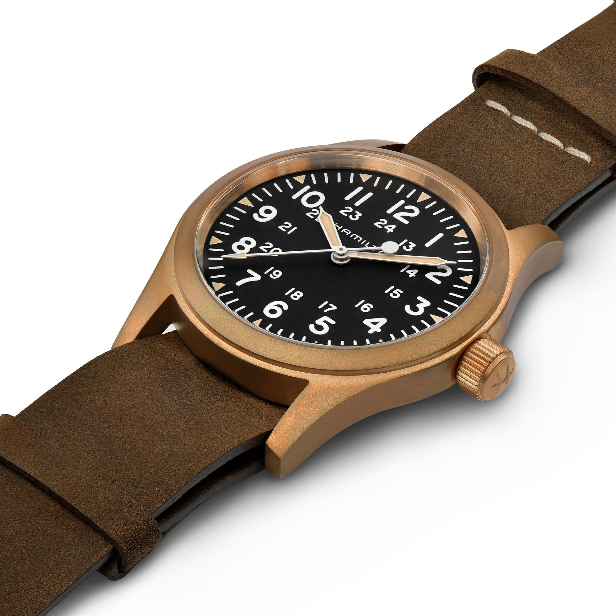HAMILTON | Khaki Field Mechanical Bronze Black dial 38 mm | H69459530