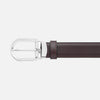 MONTBLANC | Cintura reversibile in pelle nera/bordeaux 30 mm con fibbia a ferro di cavallo | MB128755 *